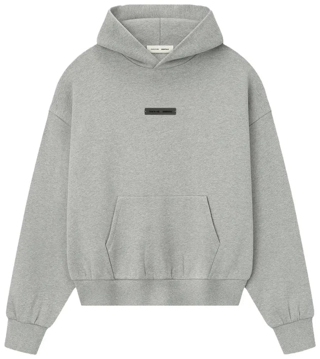 Fear of God Essentials Classic Hoodie 'Concrete Heather