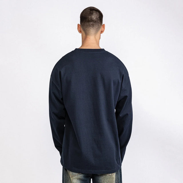 ARCHIVE LOGO LONGSLEEVE NAVY