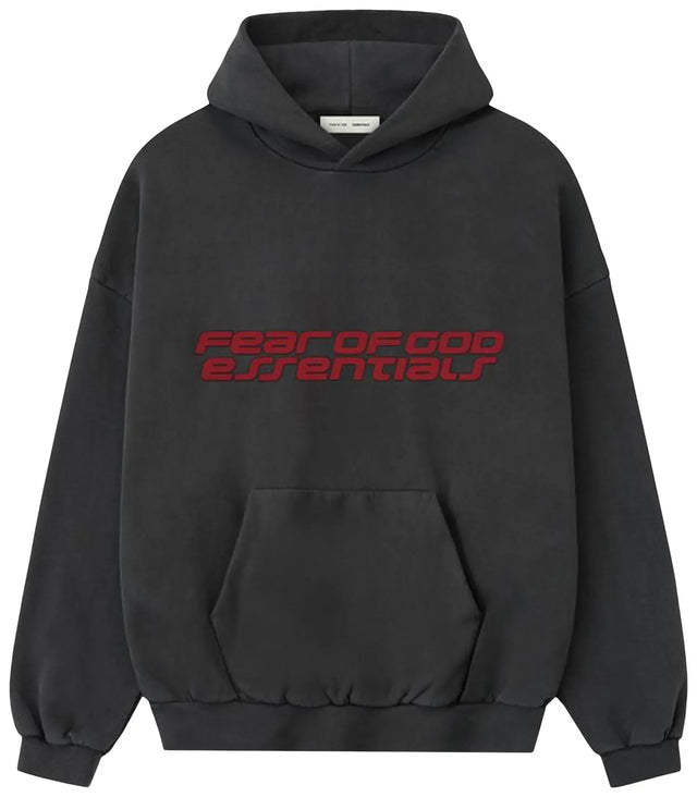 Fear of God Essentials Heavy Fleece 90s Hoodie 'Iron Grey'