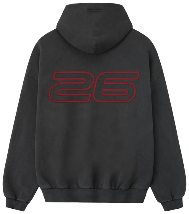 Fear of God Essentials Heavy Fleece 90s Hoodie 'Iron Grey'