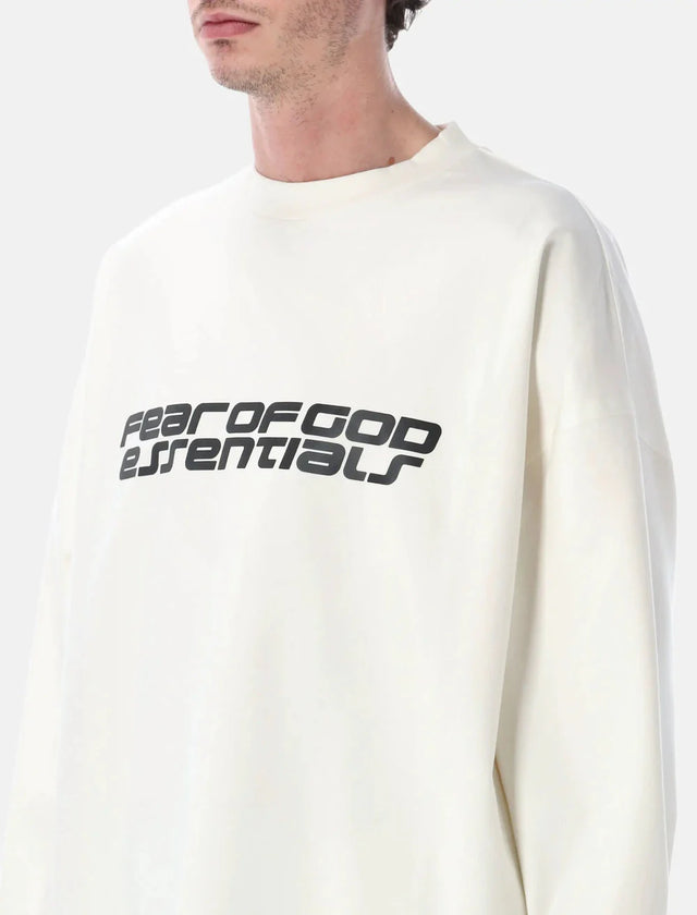 Fear of God Essentials 90's Long-Sleeve Tee 'Ivory'
