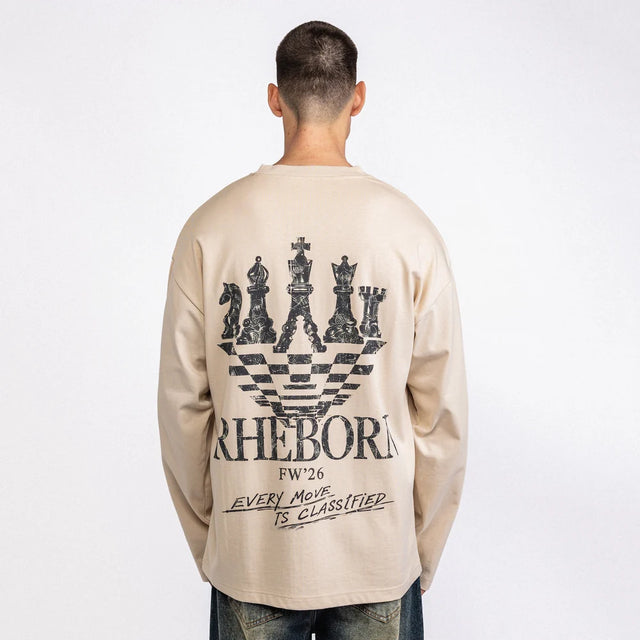 CHESS LONGSLEEVE SAND