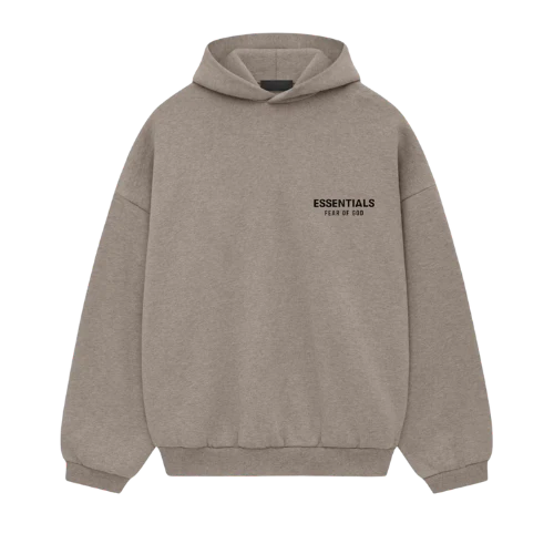 Fear Of God Essentials Heather Grey Hoodie