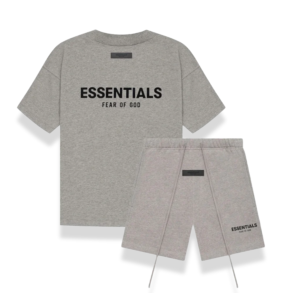 Fear of God Essentials Summer Set Heather grey