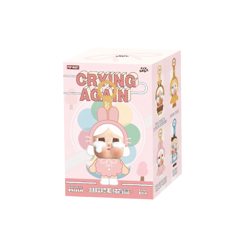Pop Mart CRYBABY Crying Again Series-Vinyl Face Plush Blind Box
