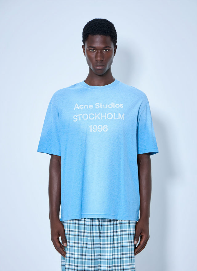Acne Studios - SPRAYED LOGO T-SHIRT (BLUE)