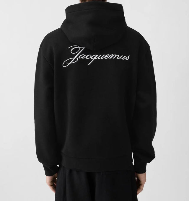 Hoodie avec Capuche Logo – Jacquemus – Noir