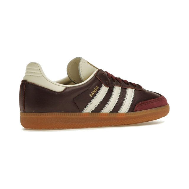 Adidas Samba OG Maroon Gold Metallic