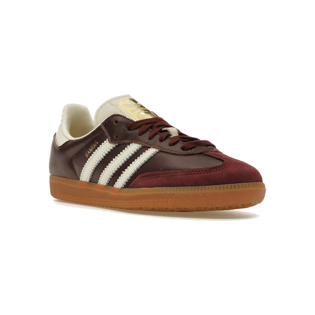 Adidas Samba OG Maroon Gold Metallic