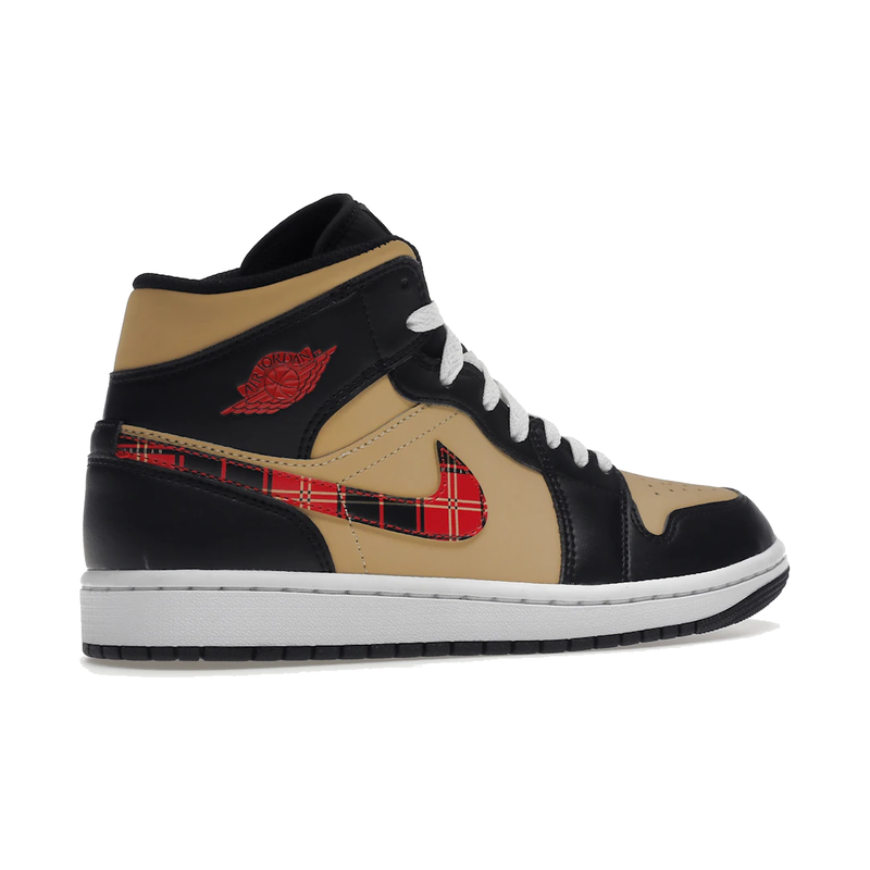 Air Jordan 1 Mid Tartan Swoosh