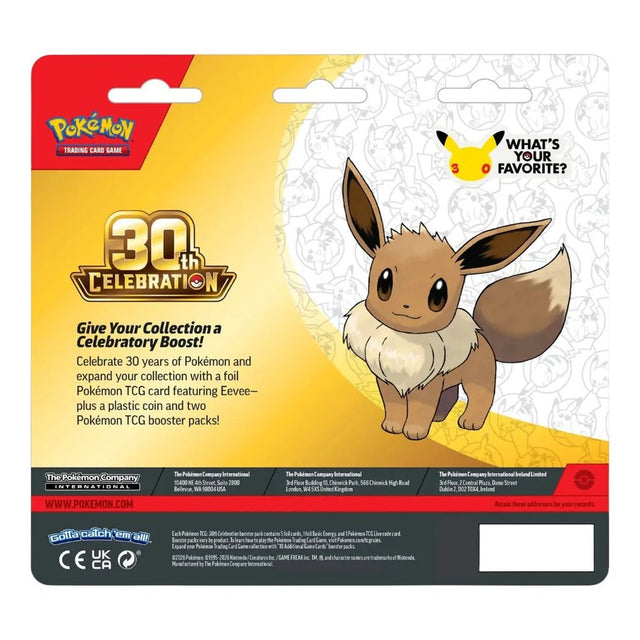 Pokémon - 1 Blisterverpakking - 30th Celebration - Elite Trainer Box | EN