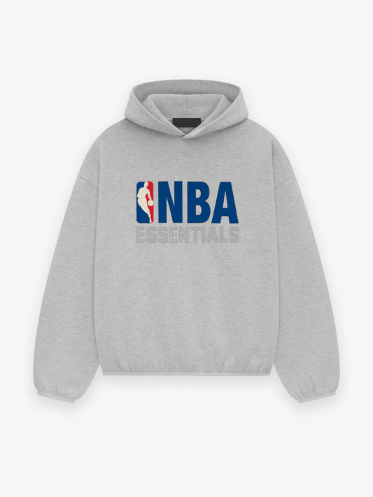Fear Of God Essentials x NBA Grey Hoodie