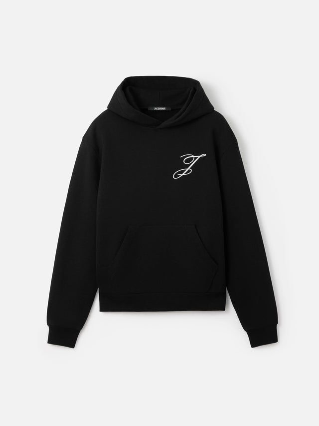 Hoodie avec Capuche Logo – Jacquemus – Noir