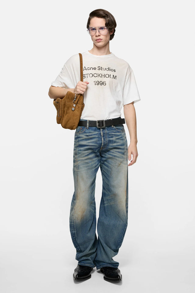 Acne Studios -  SPRAYED LOGO T-SHIRT (WHITE)