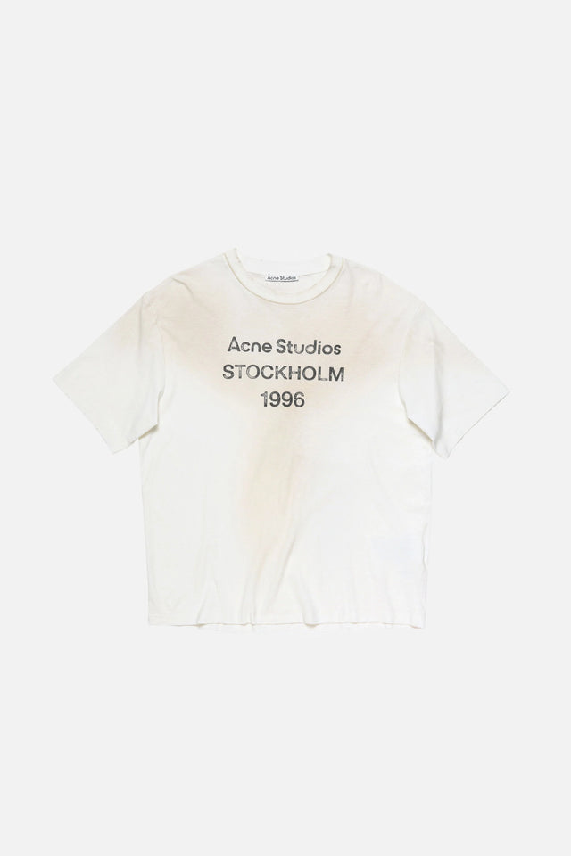 Acne Studios -  SPRAYED LOGO T-SHIRT (WHITE)