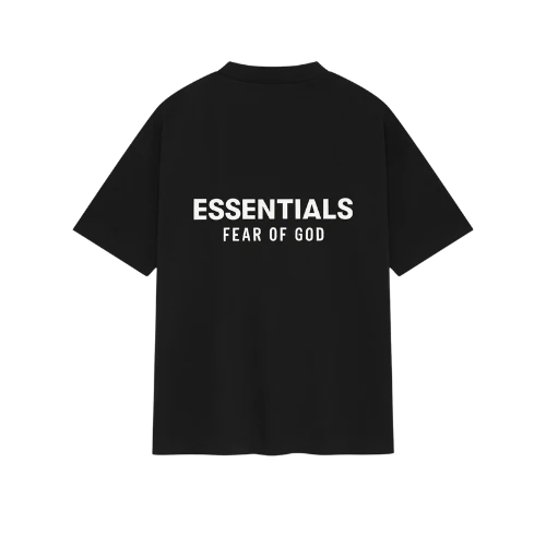 Fear of God Essentials SS25 Jet Black T-shirt