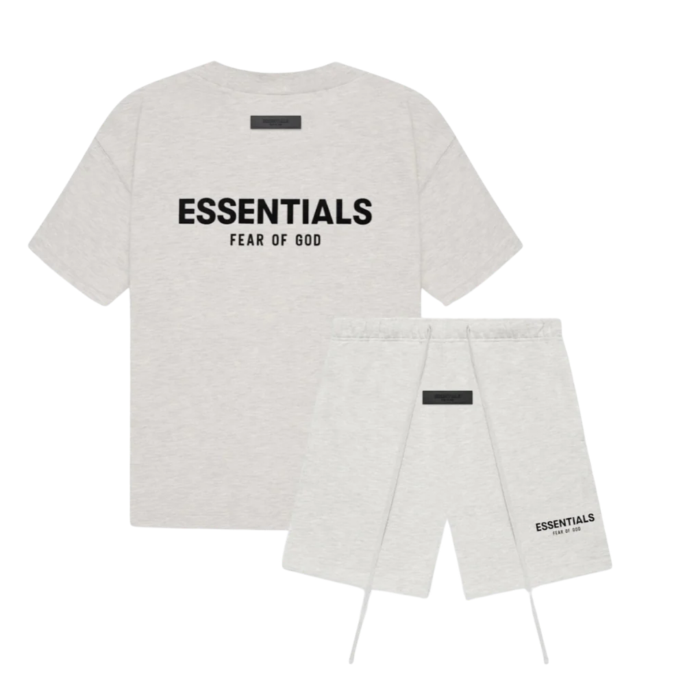 Fear of God Essentials Summer Set Light Heather grey