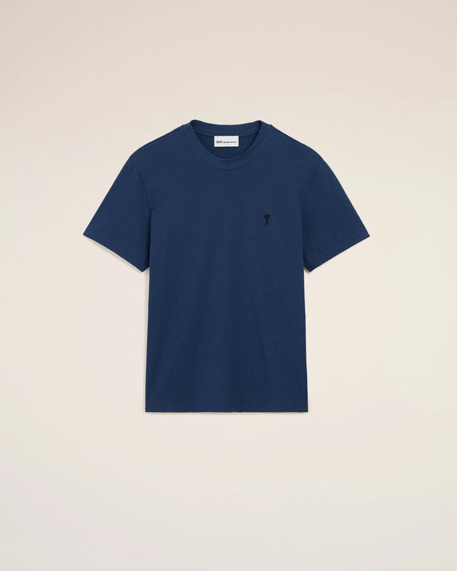 AMI PARIS BLUE CLASSIC T-SHIRT