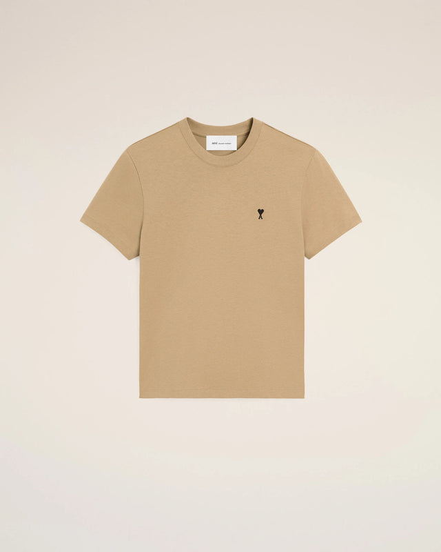 AMI PARIS BEIGE CLASSIC T-SHIRT