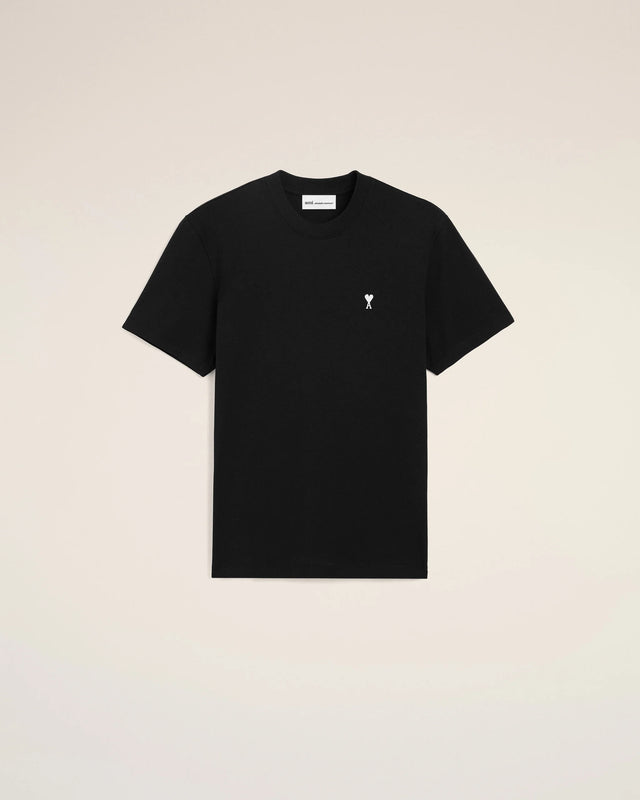 AMI PARIS BLACK CLASSIC T-SHIRT