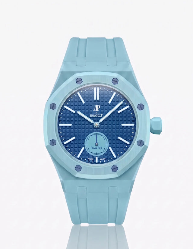 Rubber Strap & Case For AP x Swatch Royal Pop Làn Ba