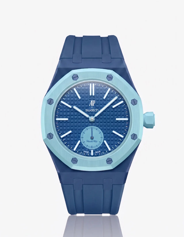 Rubber Strap & Case For AP x Swatch Royal Pop Làn Ba