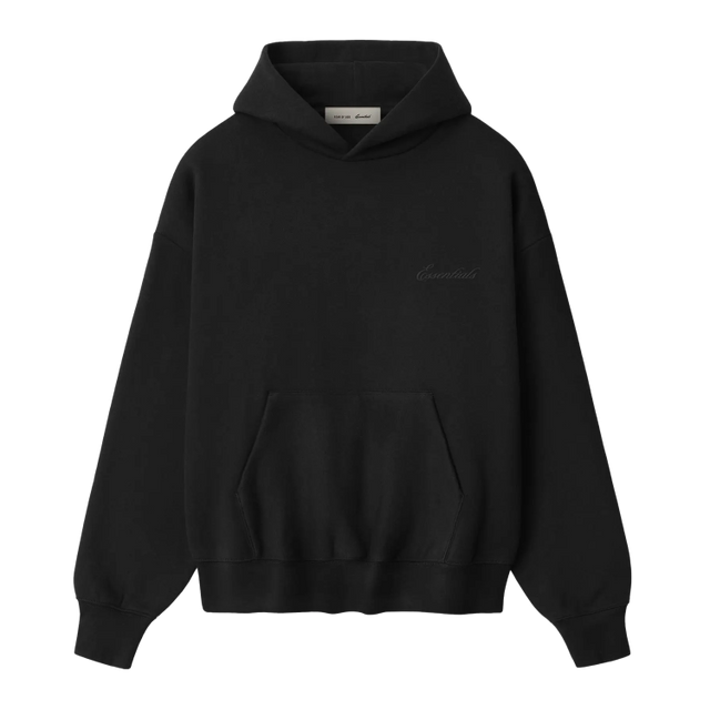 Fear of God Essentials Signature Hoodie Black