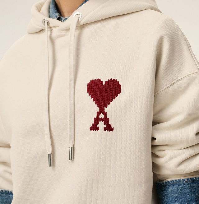 Hoodie Ami De Coeur – Ami Paris – Blanc