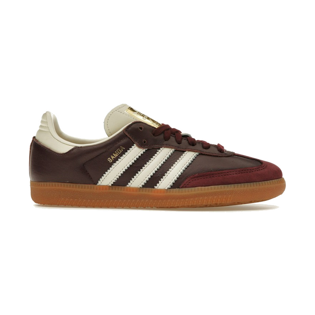 Adidas Samba OG Maroon Gold Metallic
