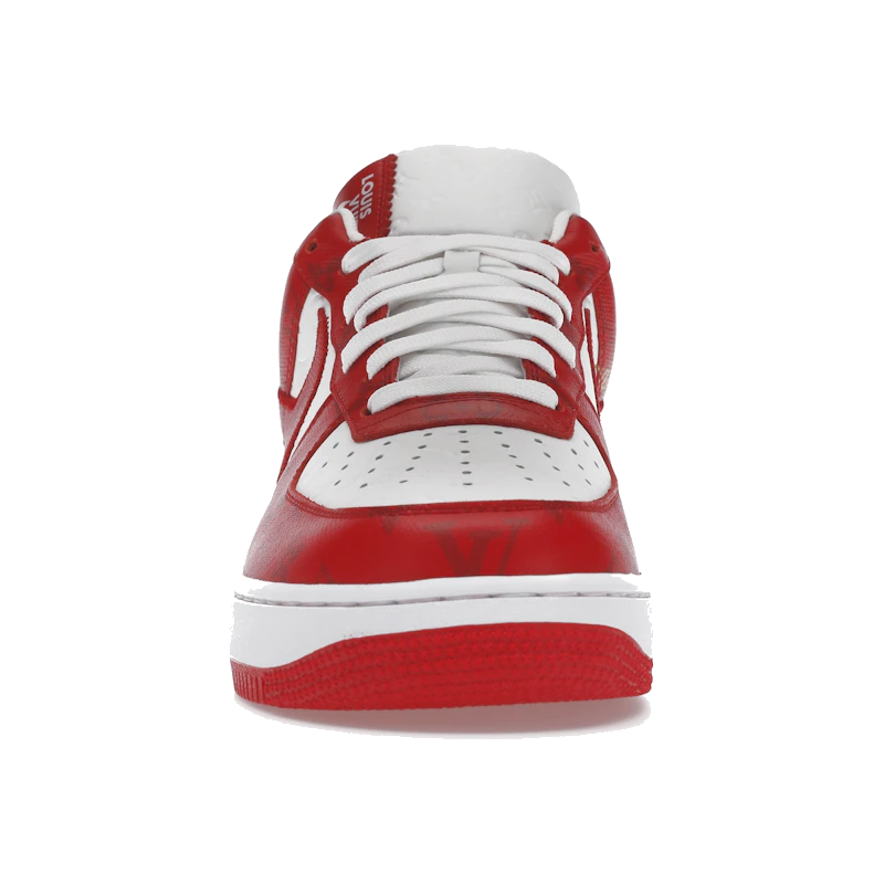 Louis Vuitton Nike Air Force 1 Low By Virgil Abloh White Red