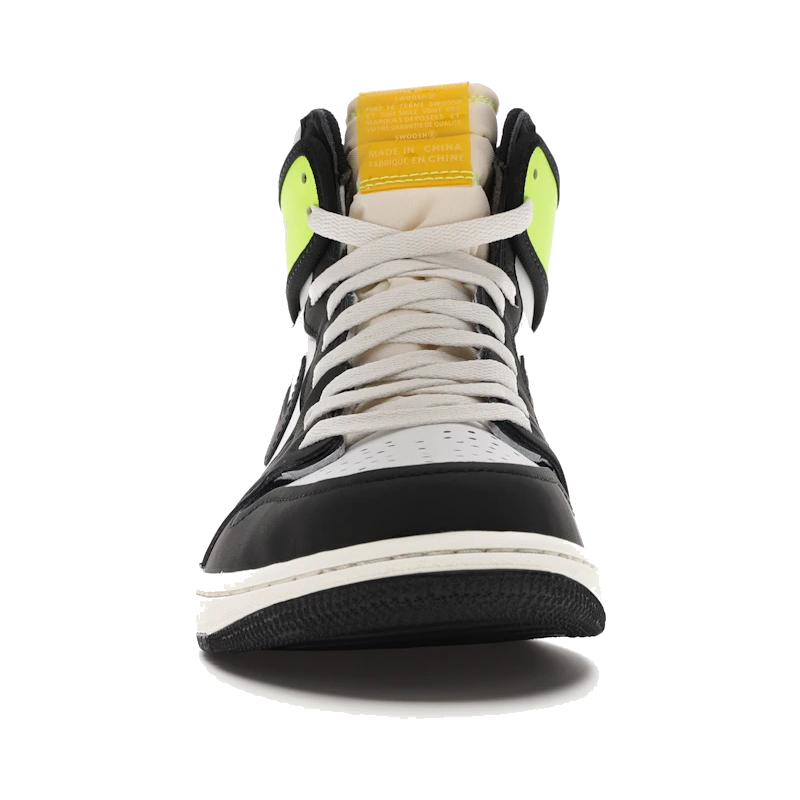 Air Jordan 1 Retro High White Black Volt University Gold