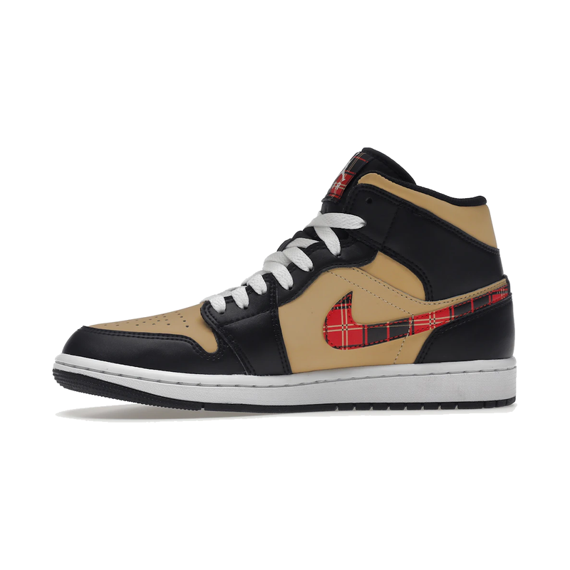 Air Jordan 1 Mid Tartan Swoosh