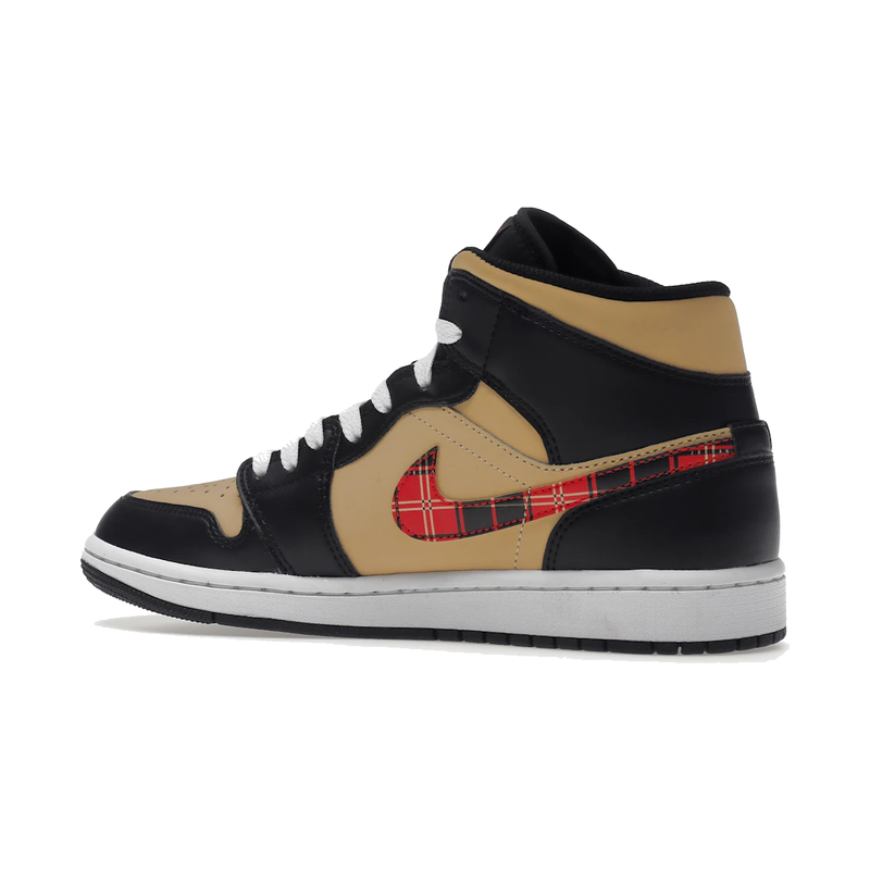 Air Jordan 1 Mid Tartan Swoosh