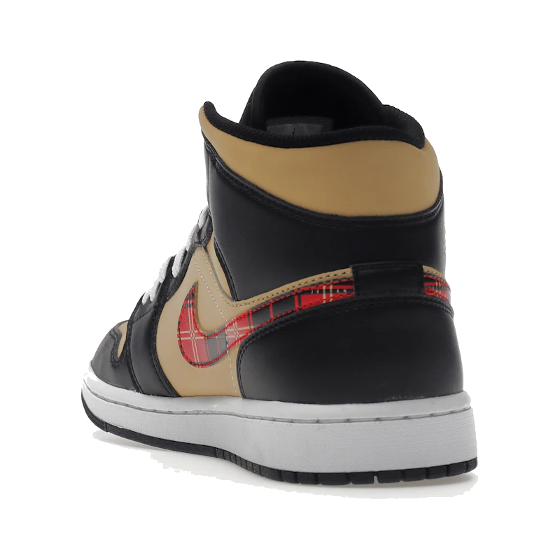 Air Jordan 1 Mid Tartan Swoosh