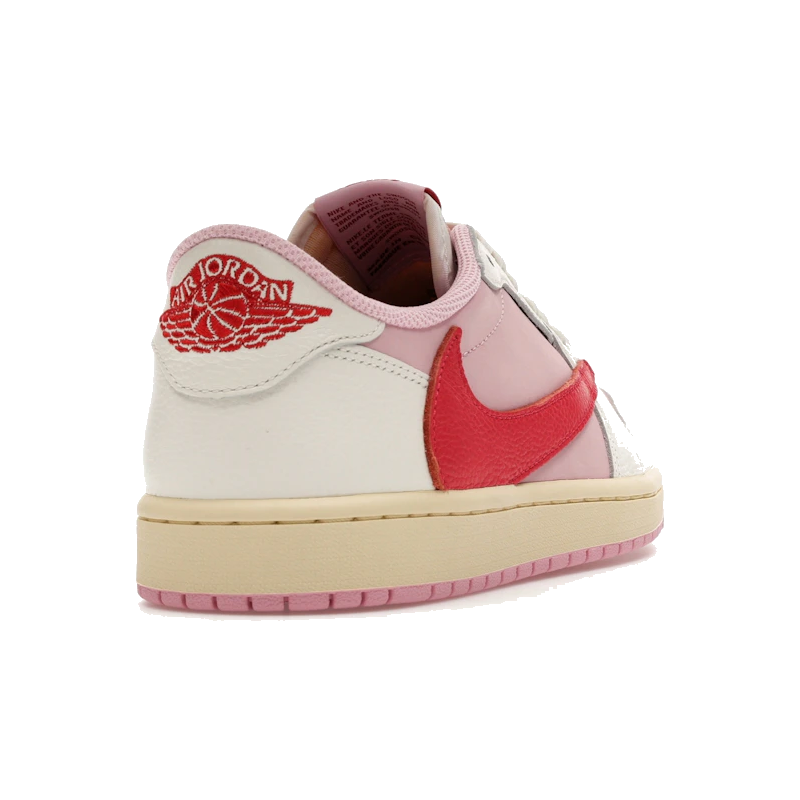 Air Jordan 1 Retro Low OG SP Travis Scott Sail Tropical Pink