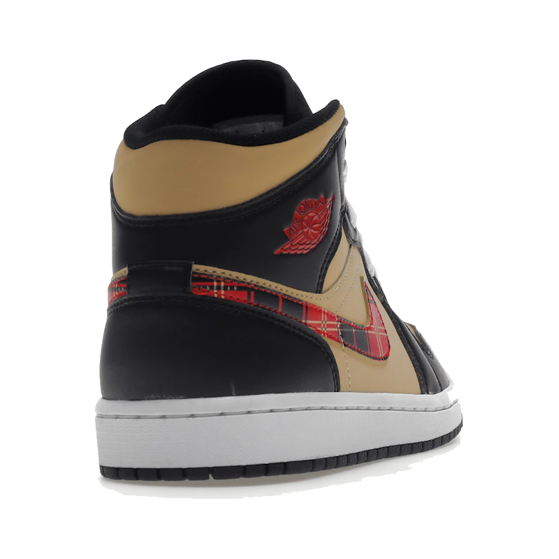 Air Jordan 1 Mid Tartan Swoosh